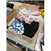 Image 2 : 2 BOXES OF ASSORTED WOMEN'S CLOTHING SHIRTS, JACKETS, UNDERWEAR AND MORE