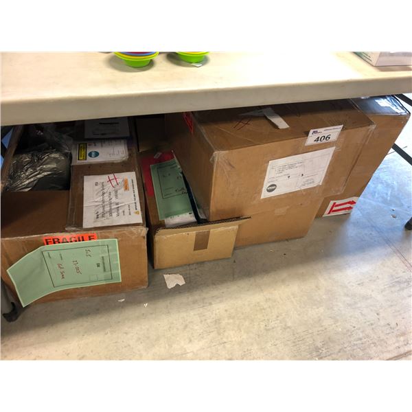 5 BOXES OF ASSORTED EARTH SCIENCE EQUIPMENT