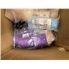 Image 3 : BOX OF ASSORTED BEAUTY SUPPLIES, JEWELRY, SCARFS AND SHAWLS