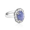 Image 2 : 5ct Natural Ceylon Star Sapphire 14K White Gold Ring