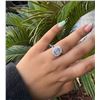 Image 5 : 5ct Natural Ceylon Star Sapphire 14K White Gold Ring