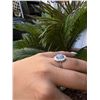 Image 6 : 5ct Natural Ceylon Star Sapphire 14K White Gold Ring
