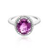 Image 1 : 2.85ct Natural SPINEL 18K White Gold 3.7gm Ring