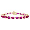 Image 1 : 15.59ct ruby & diamond bracelet