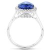 Image 2 : 4.96ct Tanzanite 14K White Gold Ring