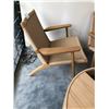 Image 2 : CARL HANSEN & SON OILED OAK NATURAL CORD CH25 EASY LOUNGE CHAIR RETAIL $1730 CAN