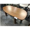 Image 1 : DESIGN WITHIN REACH OHM 51" X 24" WALNUT COFFEE TABLE, RETAIL VALUE $1,750.00 CAD