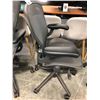 Image 2 : HERMAN MILLER AERON GRAPHITE FULLY ADJUSTABLE TASK CHAIR (SIZE B) RETAIL $1923 CAN