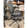 Image 2 : HERMAN MILLER AERON GRAPHITE FULLY ADJUSTABLE TASK CHAIR (SIZE B) RETAIL $1923 CAN