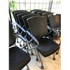 Image 2 : BLACK MESH BACK MOBILE NESTING CHAIR