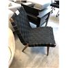 Image 2 : KNOLL JENS RISOM BLACK/WALNUT LOUNGE CHAIR RETAIL $1980 CAN