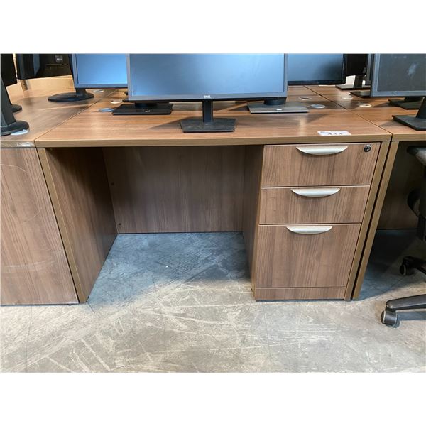 ASH 48" X 24" 3 DRAWER COMPUTER DESK