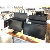 Image 1 : 7 BENQ 24" LCD MONITORS  -  NO POWER CORDS