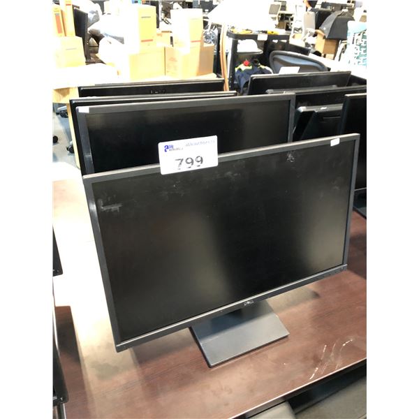 2 DELL 24" LCD MONITORS - NO POWER CORDS