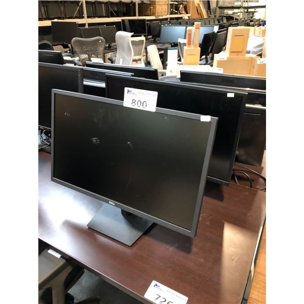 2 DELL 24  LCD MONITORS - NO POWER CORDS