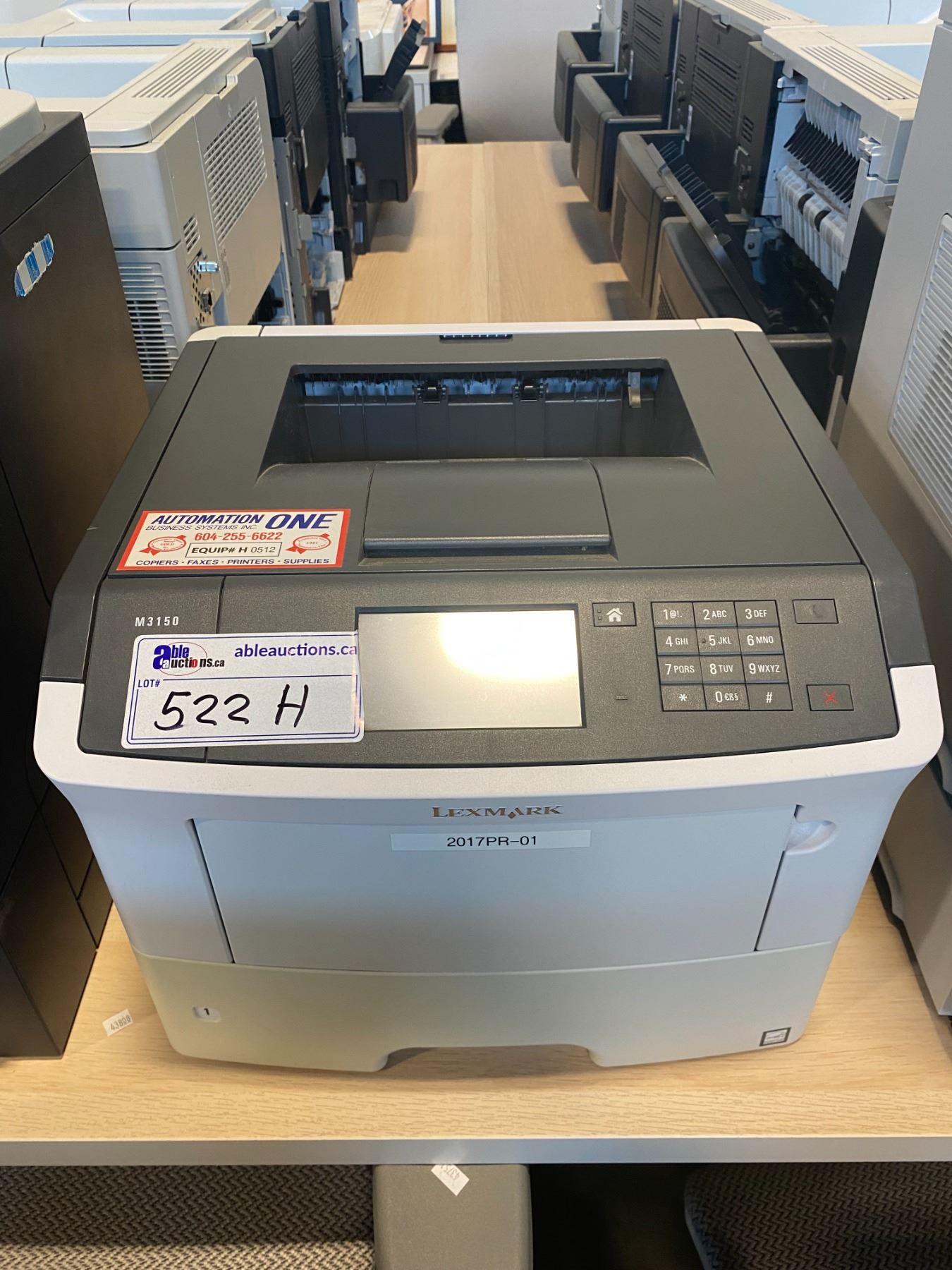 LEXMARK M3150 NETWORK PRINTER - Able Auctions