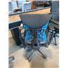 Image 3 : HERMAN MILLER EMBODY BLACK/CYAN FULLY ADJUSTABLE GAMING TASK CHAIR