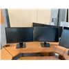 Image 2 : 5 DELL 24" LCD MONITORS - NO POWER CORDS