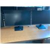 Image 3 : 4 DELL 24" LCD MONITORS - NO POWER CORDS