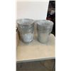 Image 2 : LOT OF METAL BUCKETS WITH BOX OF LIGHTS