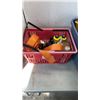 Image 2 : BOX BASKET AND CRATE OF TOOL, TOOL BELTS AND SHOP FLUIDS