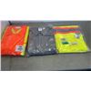 Image 1 : 2 NEW COVERALLS SIZE 50 HIGH VIS AND 2XL WITH NEW SIZE 3XL HIGH VIS BIB PANTS