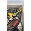 Image 8 : TRAY OF AIR TOOLS, CLAMP ON KEYBOARD TRAY  AND EXTENTION CORDS
