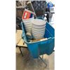 Image 1 : TOTE OF PLANTERS, TAR PAPER, NAILS AND HANDLESET