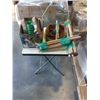 Image 1 : LOT OF RAKE HEADS, TOOL HANDLES, SLINGS AND MORE