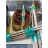 Image 2 : LOT OF RAKE HEADS, TOOL HANDLES, SLINGS AND MORE