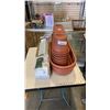 Image 1 : LOT OF GARDEN PLANTERS AND 3 TOWEL BARS