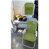 Image 1 : 2 TONKA TRUCKS AND 2 FOLDING CHAIRS