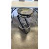 Image 2 : MONROE SHOCK STOOL WITH 3FT X2FT METAL MONROE SIGN