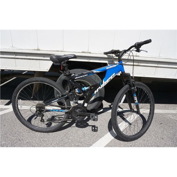 BLUE AND BLACK HYPER BIKE