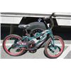 Image 1 : GREEN AND BLUE KIDS BIKE