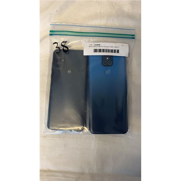 MOTOROLA MOTO G PLAY 2021 AND 2 MOTO G POWER 3RD GEN SMARTPHONES - PARTS ONLY, NOT GUARANTEED TO WOR