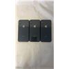 Image 2 : 3 APPLE IPHONE X , BLACK  - PARTS ONLY, NOT GUARANTEED TO WORK