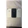 Image 2 : 3 APPLE IPHONE XR, 2 WHITE 1 BLACK - PARTS ONLY, NOT GUARANTEED TO WORK