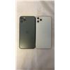 Image 2 : 2 APPLE IPHONE 11 PRO MAX,  GREEN AND WHITE - PARTS ONLY, NOT GUARANTEED TO WORK