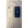 Image 2 : 2 APPLE IPHONE 12, BLUE AND WHITE - PARTS ONLY, NOT GUARANTEED TO WORK