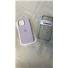 Image 2 : 2 APPLE IPHONE 14 PRO SILICONE AND PLASTIC CASES - RETAIL $139