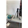Image 1 : BASKET OF COINS AND MEDALLIONS WITH TRIPOD AND MUSIC STAND