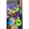 Image 8 : 2 BOXES AND 3 TOTES OF STUFFED ANIMALS