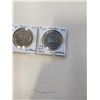 Image 2 : 3 CANADIAN CENTENNIAL DOLLARS - MANITOBA 1870-1970 ;  BC 1871-1971 ; PEI 1873-1973