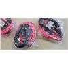 Image 2 : 3 NEW ROPE DOG LEASHES AND SILCONE FOLDING WATER BOWL SETS