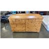 Image 2 : WOODEN 10 DRAWER DRESSER WITH GALLERY
