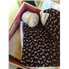 Image 3 : BOX OF SEWING SUPPLIES WITH AS NEW BLANKETS AND SHEETS