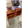 Image 1 : PAIR OF 1 DRAWER NIGHTSTANDS