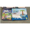 Image 2 : 2 NEW SILICONE BEACH SETS WITH INFLATABLE PALM TREE COOLER AND PAINT GYPSUM SET