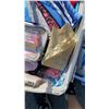 Image 8 : 2 TOTES OF VARIOUS FABRIC